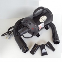 Lazor RX Variable Speed Dryer with Heater - Black