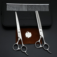 Groomtech Spring Pet Grooming Scissor Kit, Set of 2