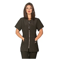 Ladybird Small Rhinestone Zipper Jacket Black