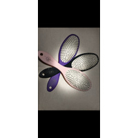 KT Pro Lightweight Pin Brush (Soft Pin Pad) Black/Purple/Pink