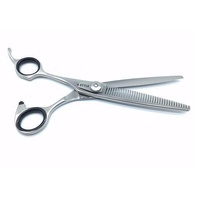 Heiniger Style 6.5" Left Handed Grooming Scissors W Teeth